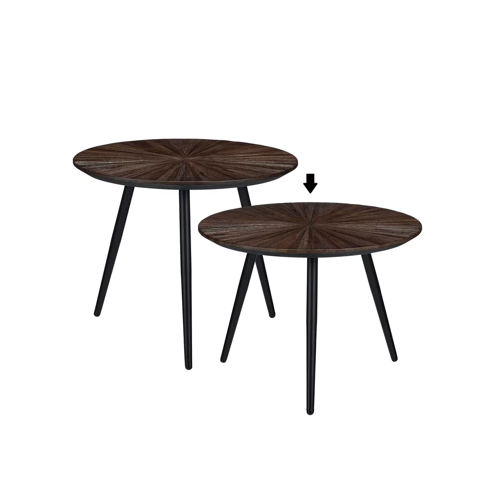 MICA Dane bijzettafel S - d. bruin 1153353