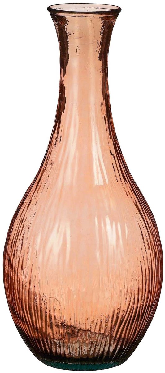 MICA Vaas glas dix recycled glas - 75x34cm - oranje