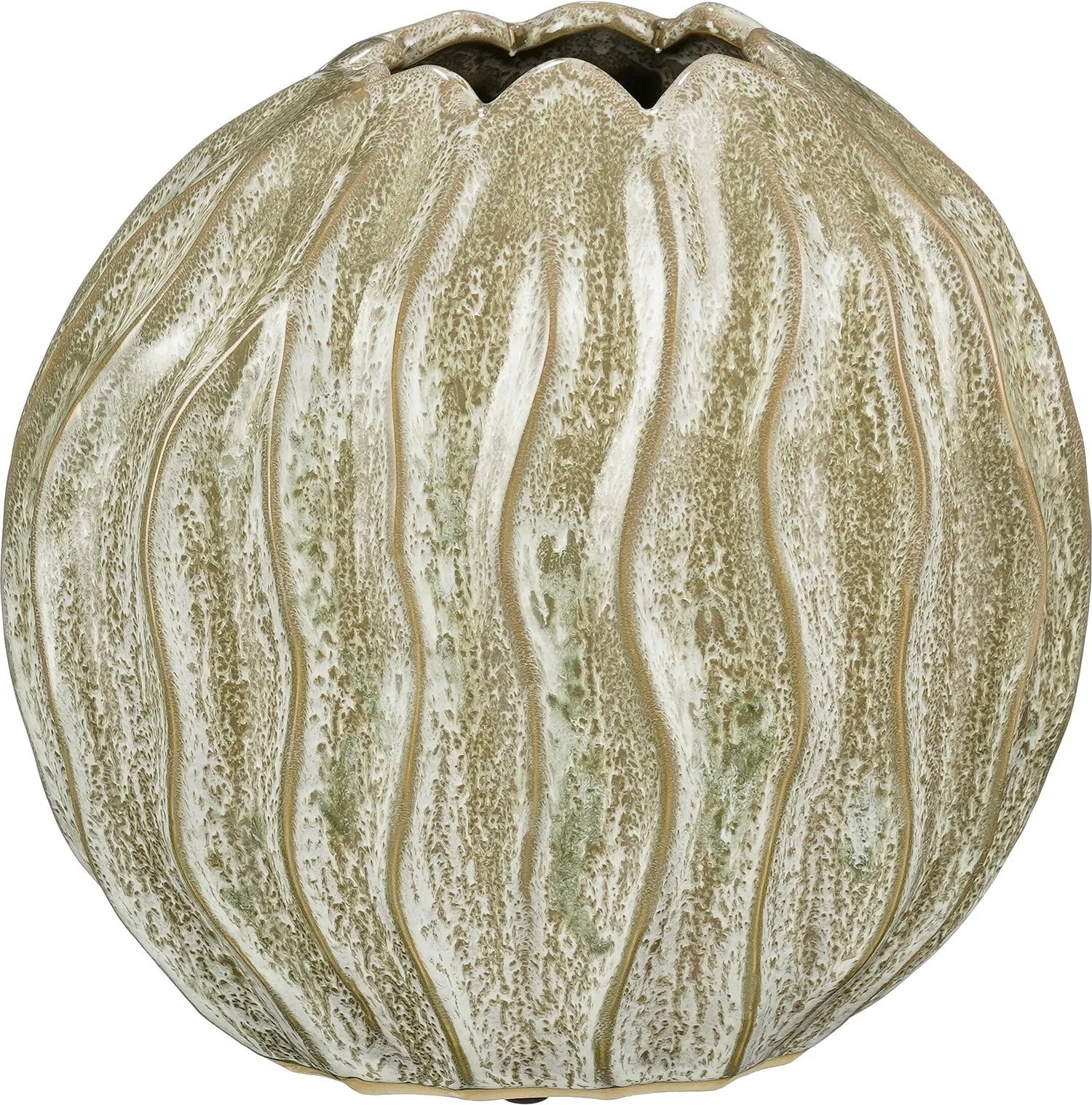 MICA vaas Jovi 27.5x15.5x27cm - groen