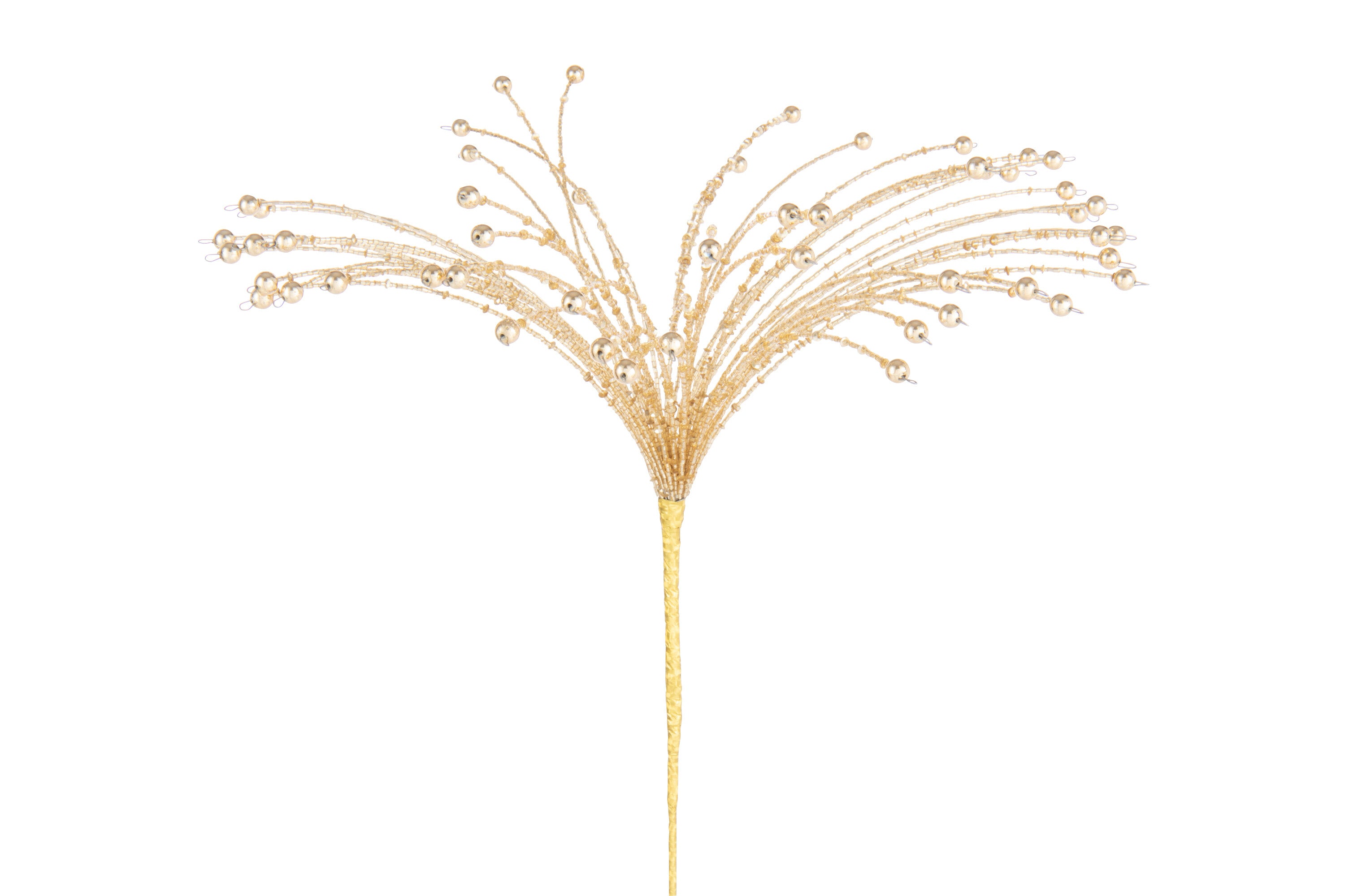 JLINE Decoratieve tak met kralen 60cm - goud