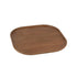 JLINE Deco plateau in rubberhout - S 29x30cm - bruin
