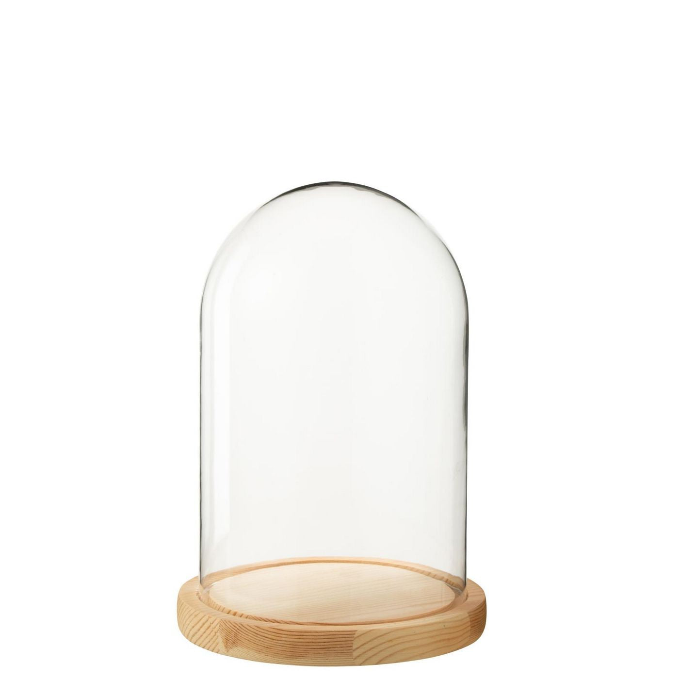 JLINE Stolp bel glas - M 17,5x26cm - naturel
