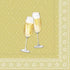IHR Servetten 33x33cm - Golden Drinks gold 3946101669