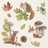 IHR Servetten 33x33cm - Fall Squirrel cream