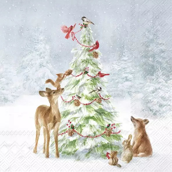IHR Servetten 33x33cm - Friends In Snow mix 3987601900
