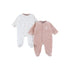 NOUKIES Autumn Forest pyjama 2st - fluweel - 0M