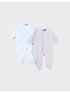 NOUKIES Fluffy pyjama 2st - fluweel - 6M