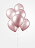 FIESTA 10 ballonnen 30cm - Parelmoer roze