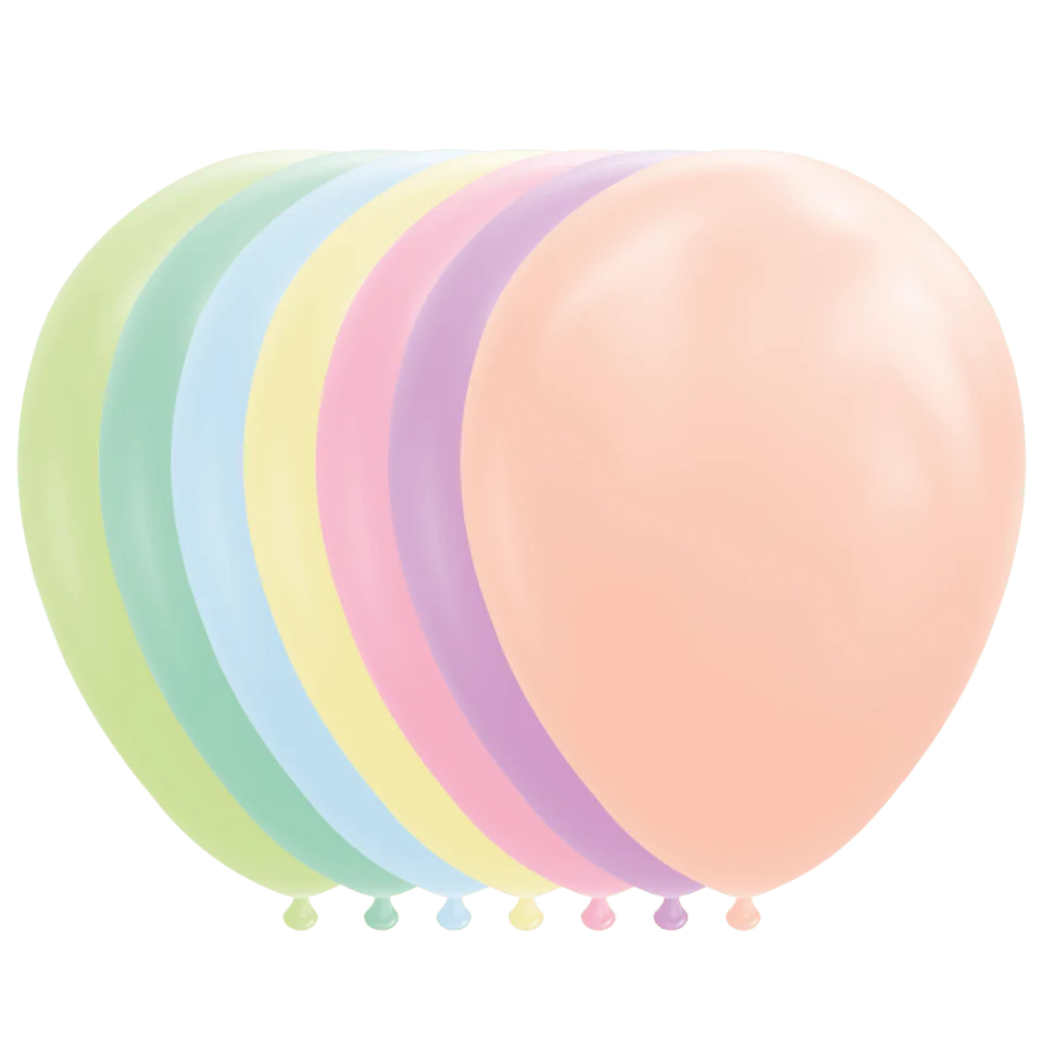 FIESTA 50 ballonnen 30cm - macaron gemengd