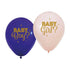 FIESTA 8 Latex ballonnen 12" 2-zijdig - Gender Reveal