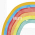 FIESTA lagige papieren lunch servetten 33x33cm - Regenboog feest - 20st.