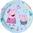 FIESTA Papieren Bordjes 23cm 8st. - Peppa Pig Messy Play