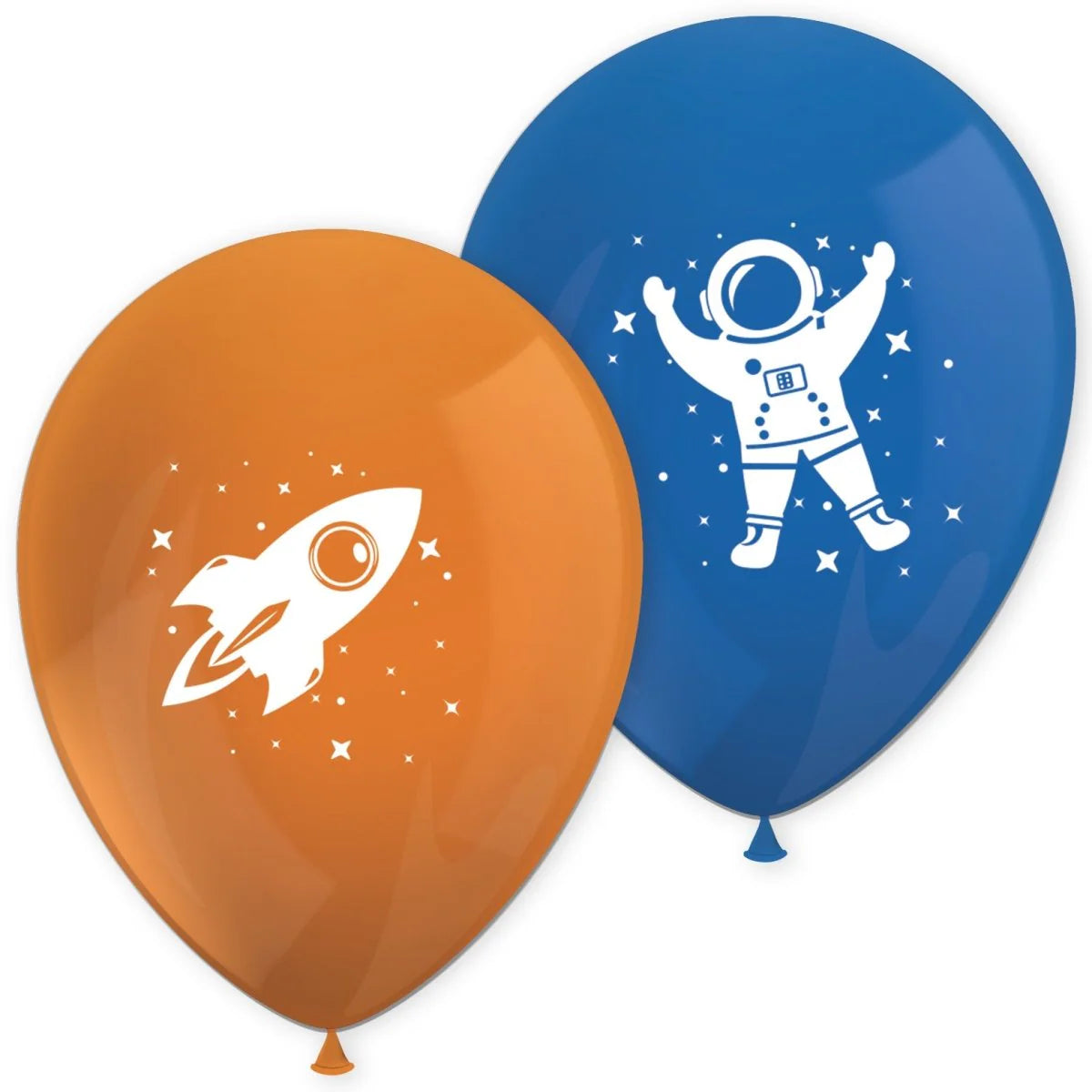 FIESTA 8 Bedrukte ballonnen - Rocket Space