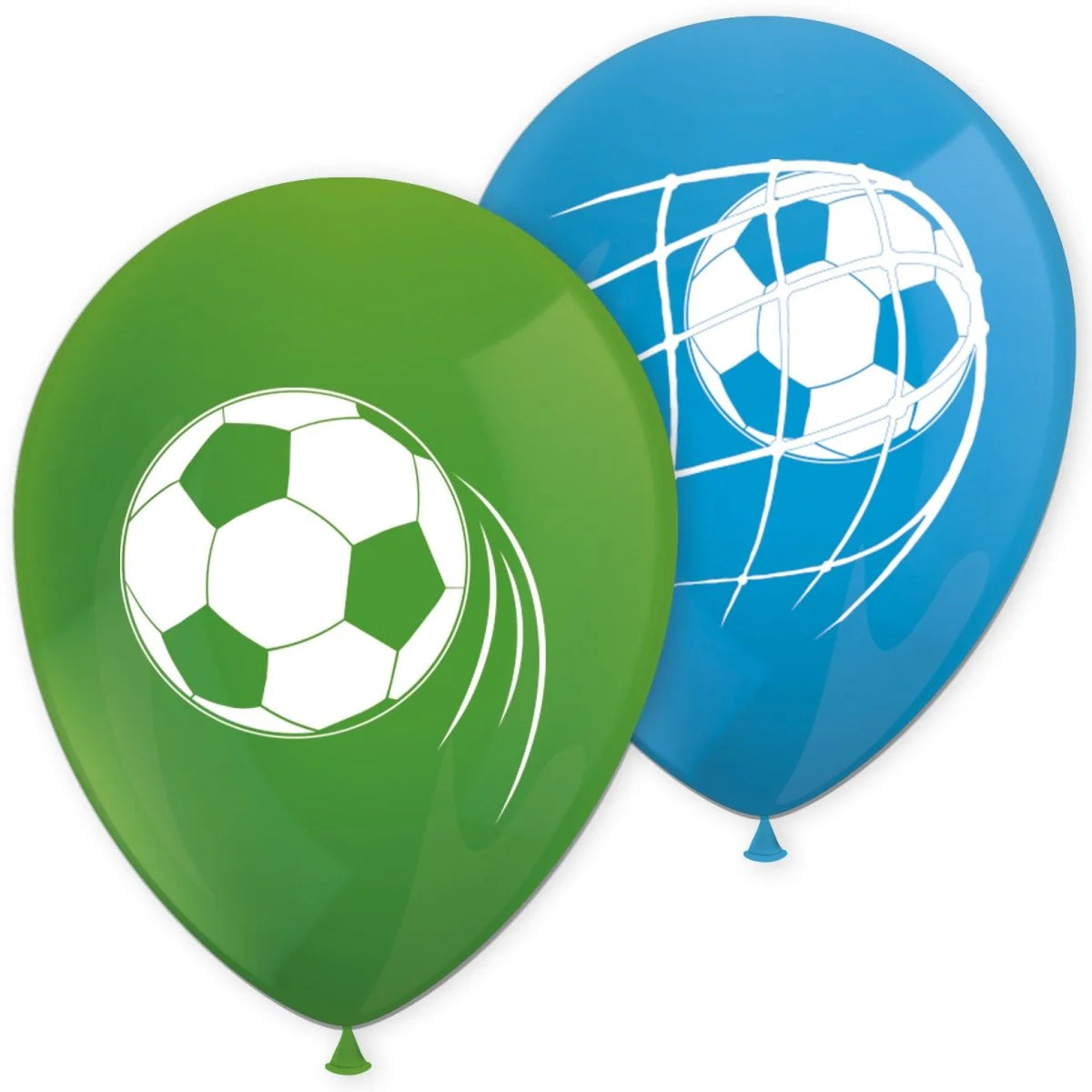 FIESTA 8 bedrukte ballonnen - waaiers