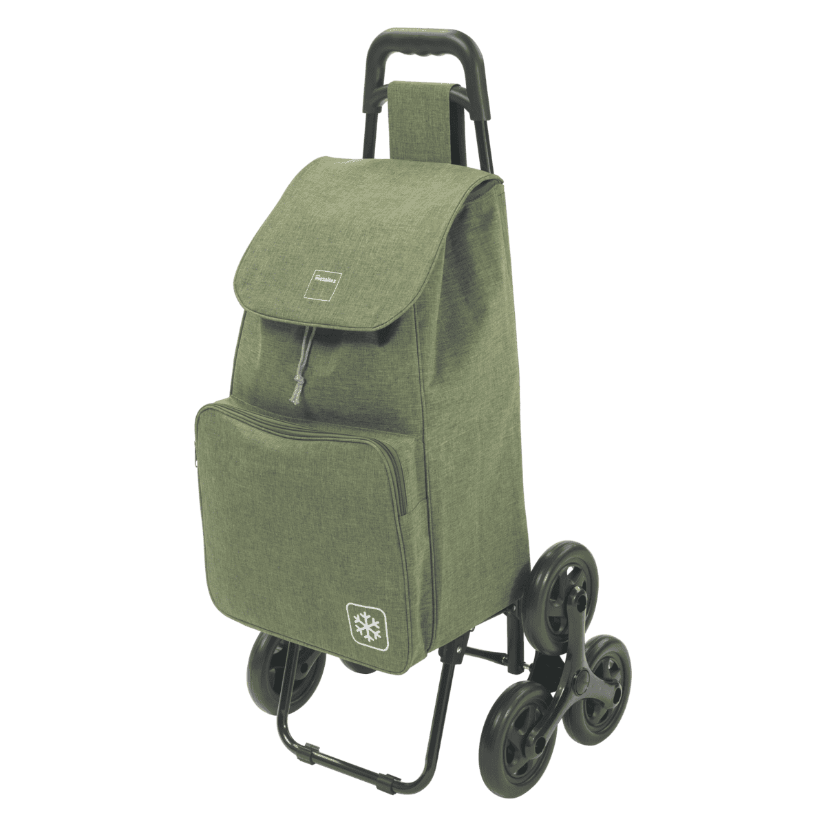 METALTEX Peony boodschappenwagen 48L - denim groen