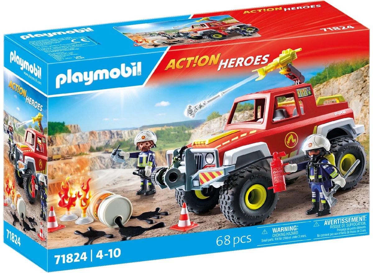PLAYMOBIL Action heroes 71824 Brandweerwagen