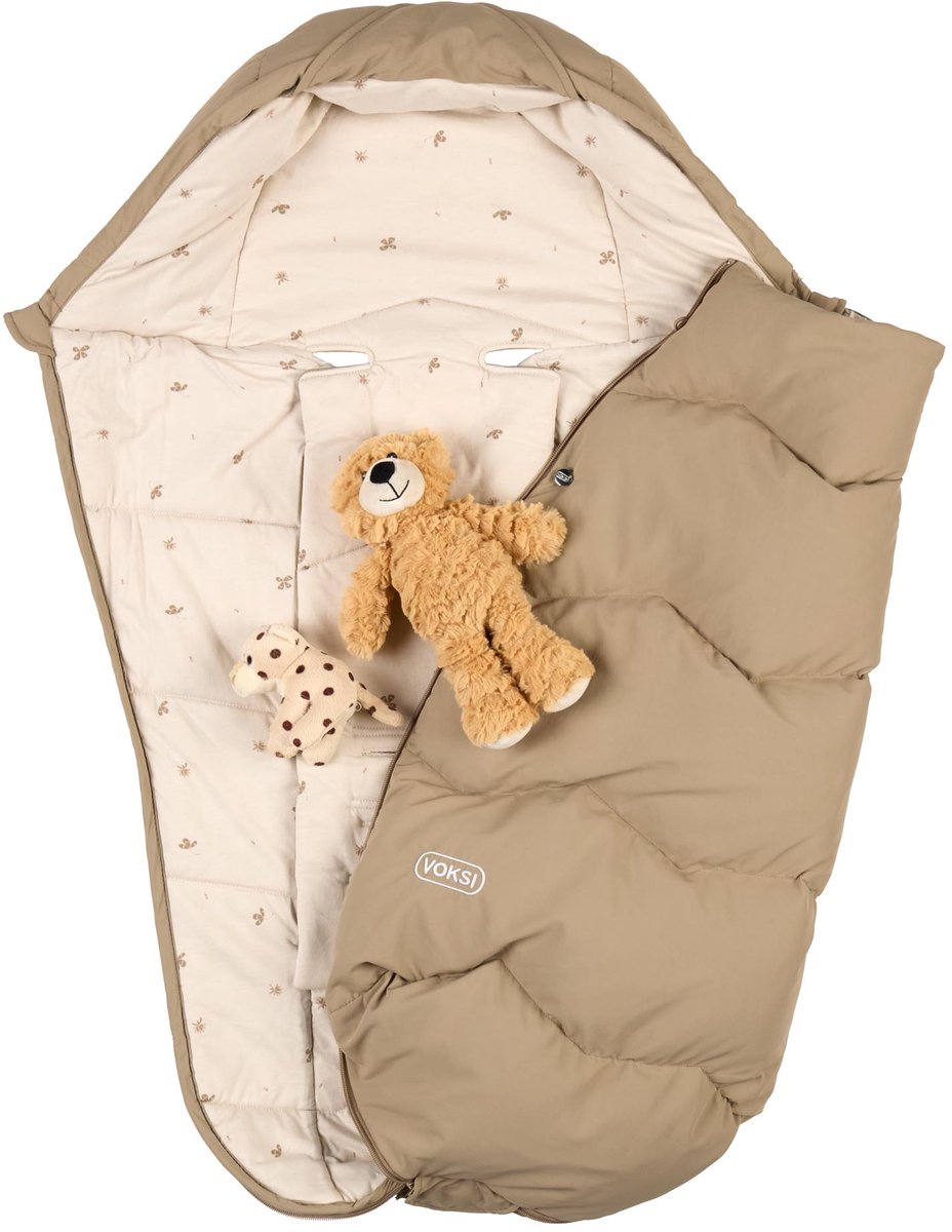 VOKSI Explorer voetenzak cover - dark sand