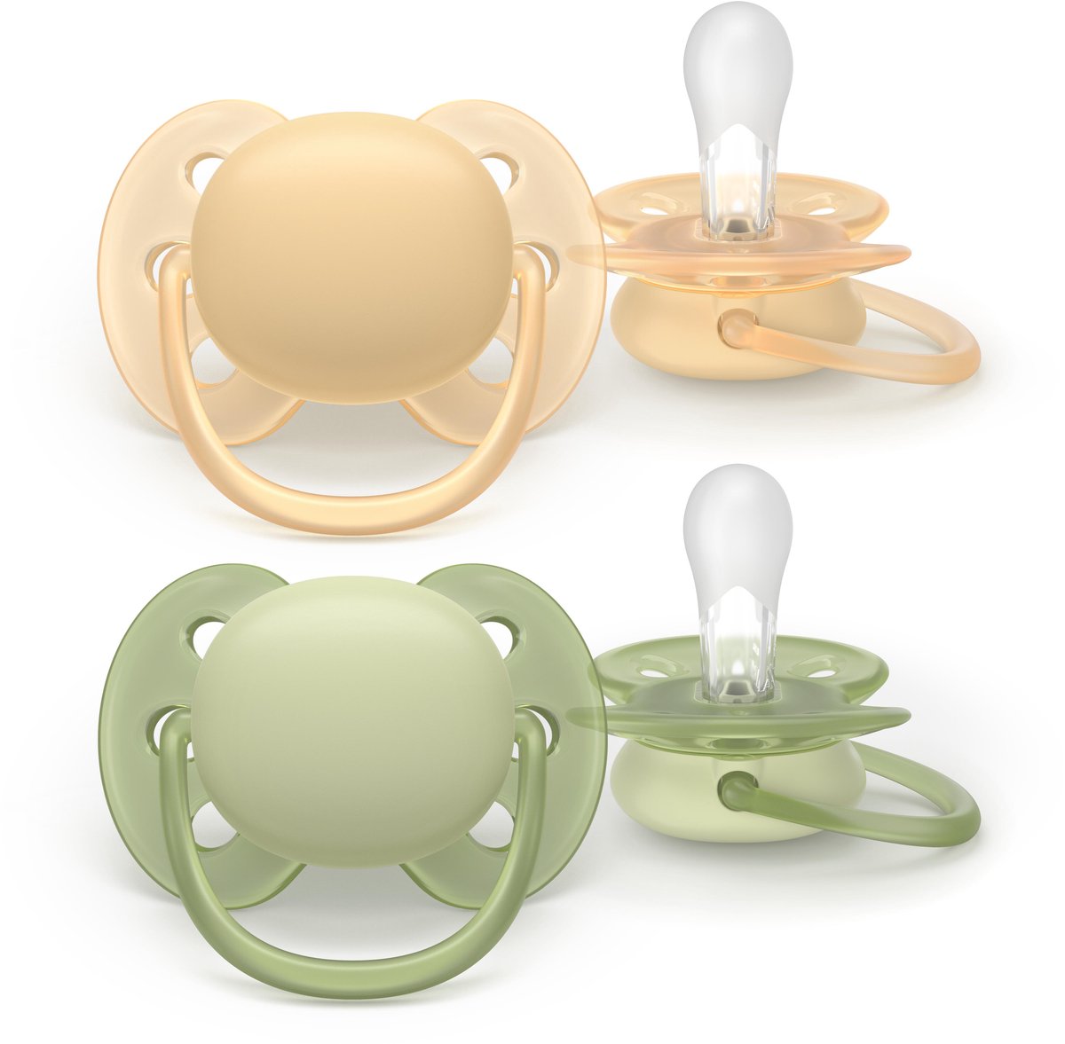 AVENT Fopspeen +6m soft perzik/olijf