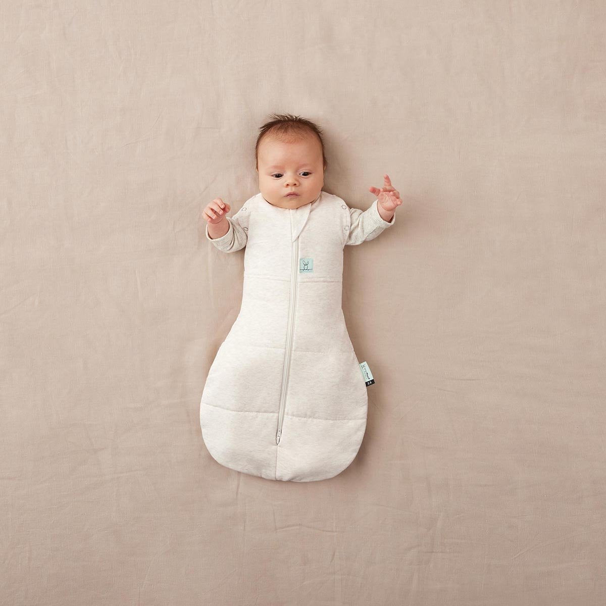 ERGOPOUCH Cocoon inbakerslaapzak TOG 2.5 - Oatmeal Marle - 6/12m
