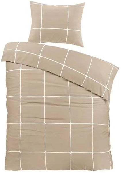 STAN Dekbedovertrek 140x200/220 - beige
