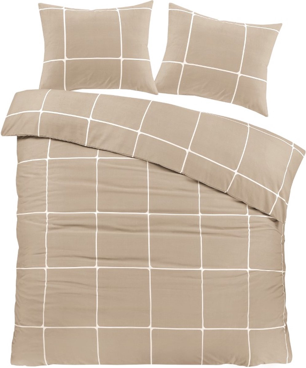 STAN Dekbedovertrek 240x200/220 - beige