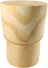 DKNC Bijzettafel rond - 28x28x38cm - paulownia wood naturel
