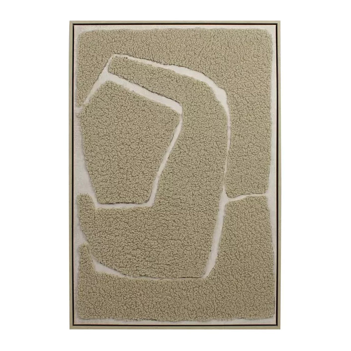 DKNC Canvas wall art - 62,6x92,6cm - beige
