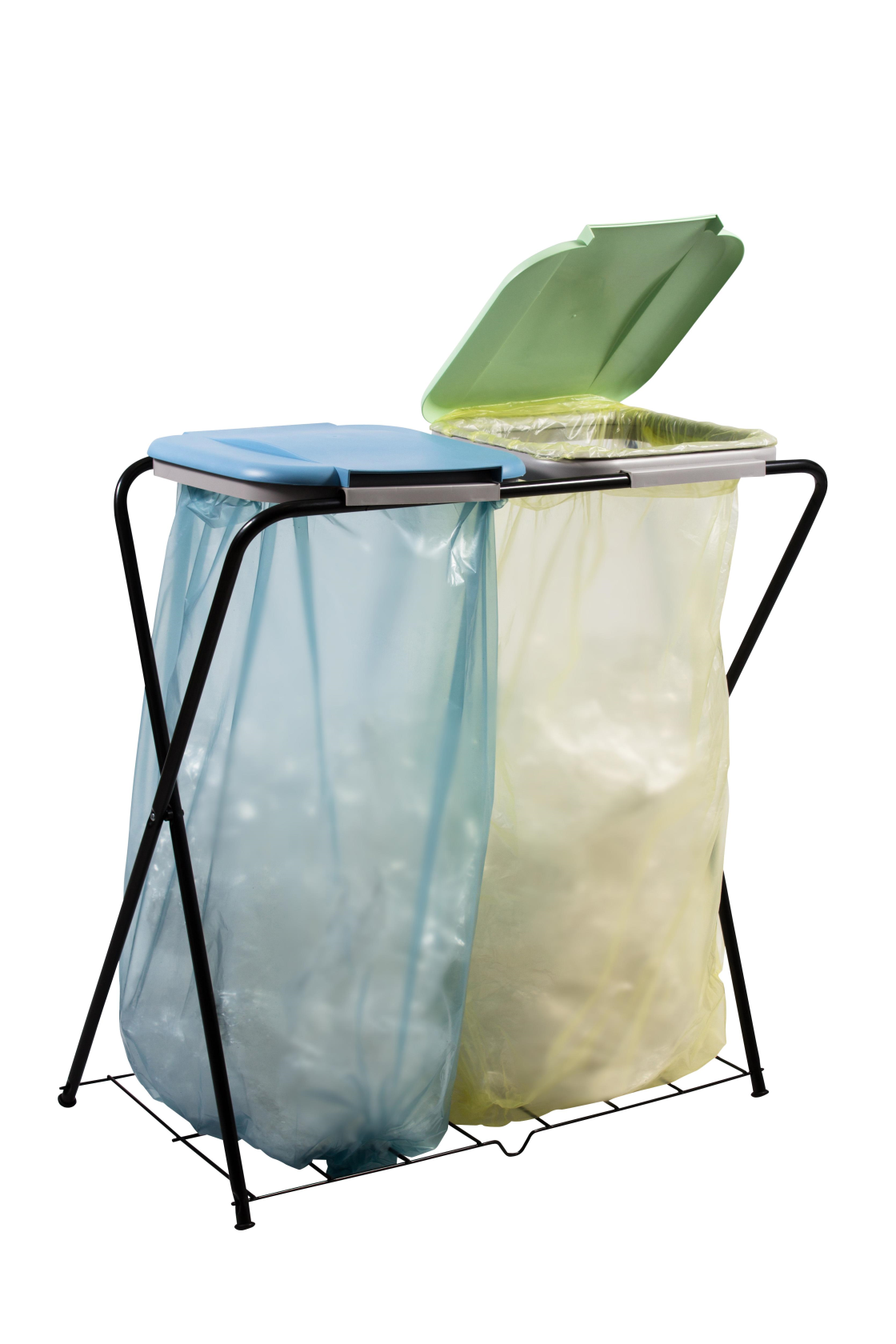 CASIBEL Vuilniszakhouder Dubbel m/rooster