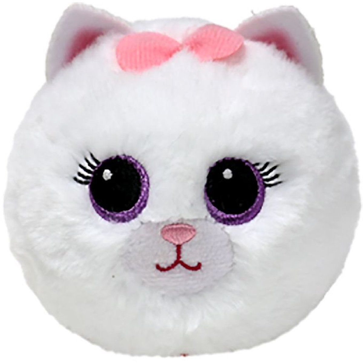 TY Bouncer - Purdy cat white