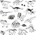 ALADINE Stempels - Funny dinosaurussen