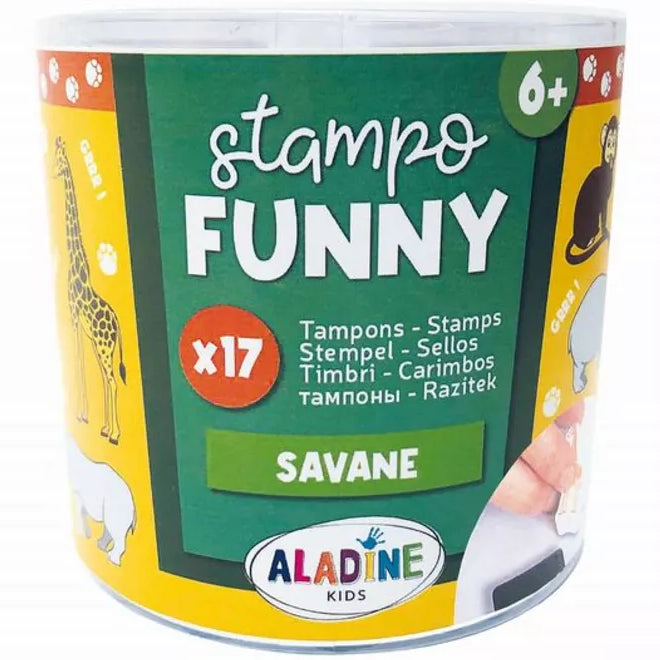 ALADINE Stempels - Funny savanne