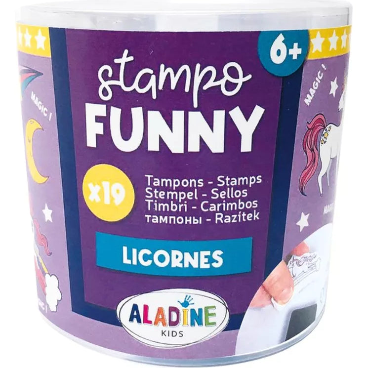 ALADINE Stempels - Funny eenhoorn