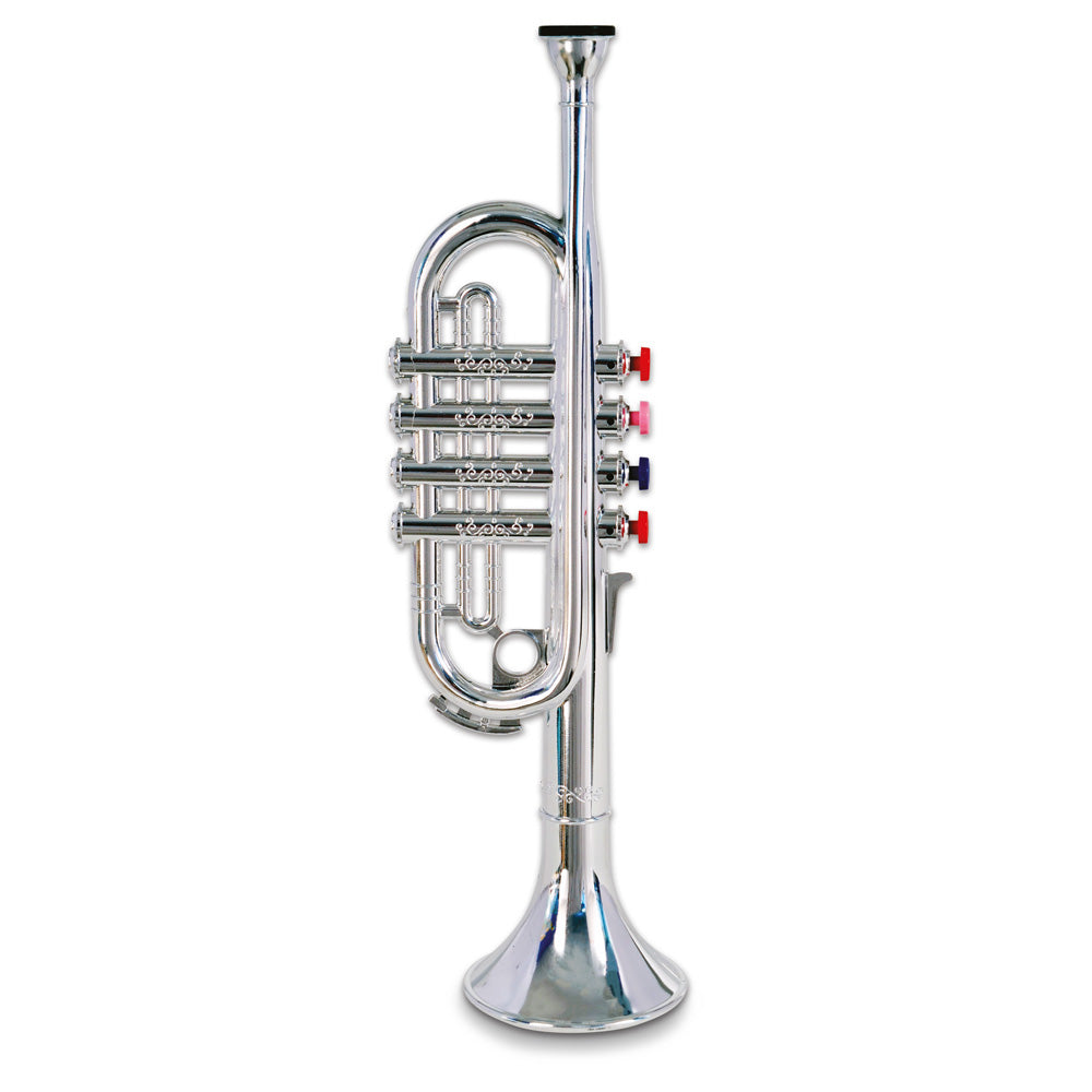 BONTEMPI Trompet 4 noten 37cm - zilver