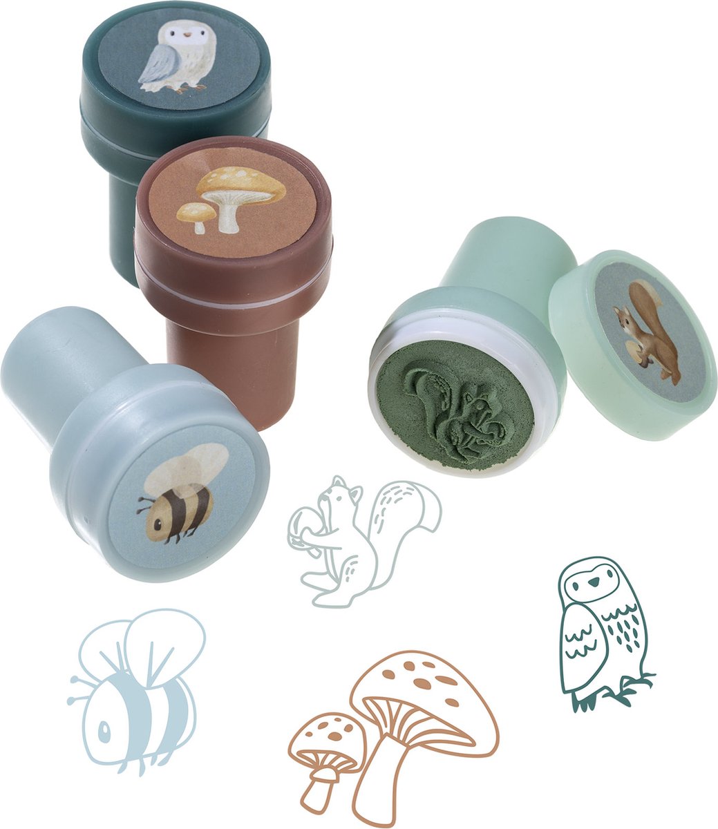 LITTLE DUTCH Stempelset - Forest Friends