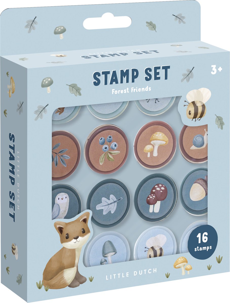 LITTLE DUTCH Stempelset - Forest Friends