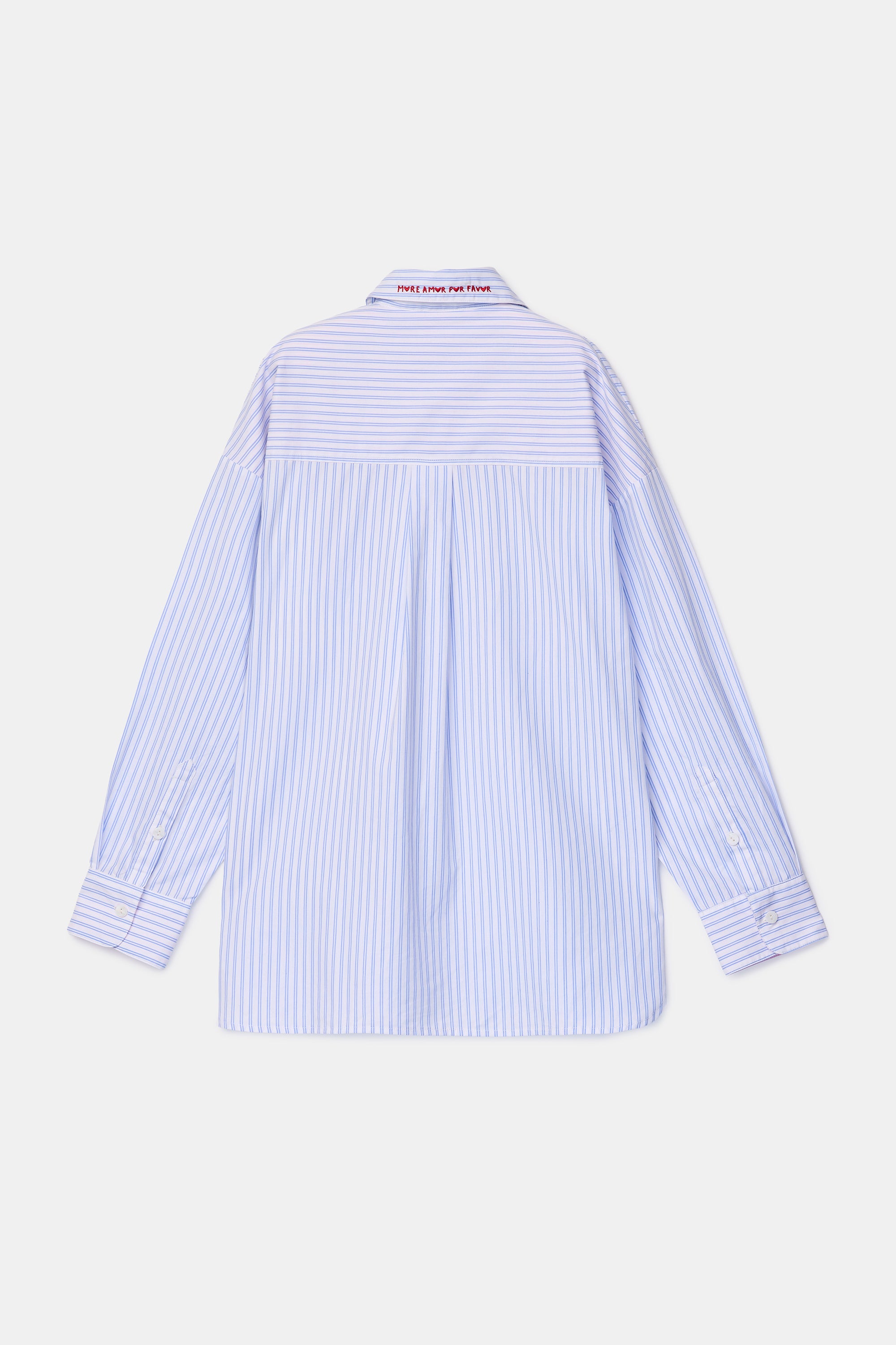 WOODY Kirilove dames shortama - blauw gestreept - XS