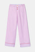 WOODY Kirilove meisjes pyjama - roze gestreept - 14j.