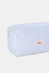 WOODY Kirilove toilettas - blauw gestreept
