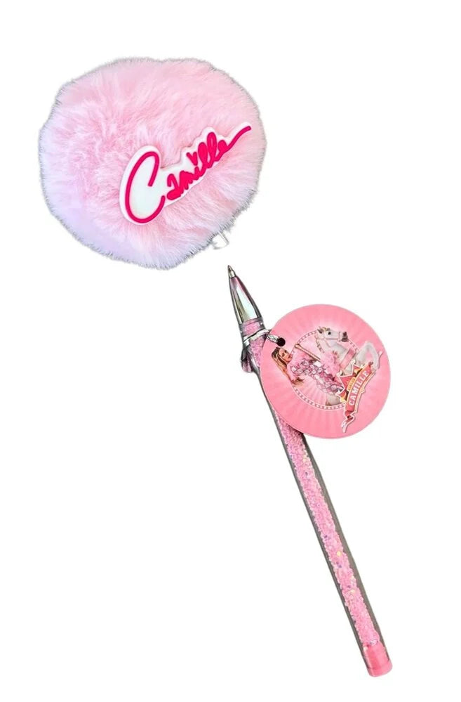 CAMILLE Balpen met pompon