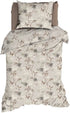 ROMANETTE Dekbedovertrek flanel - 140x200cm - Richelle beige