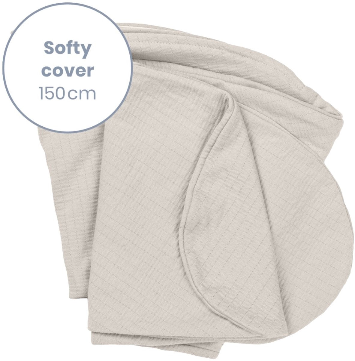 DOOMOO cover voedingskussen - Tetra jersey sand