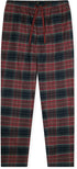 SCHIESSER Heren lange broek flanel - donkergroen/geruit - M