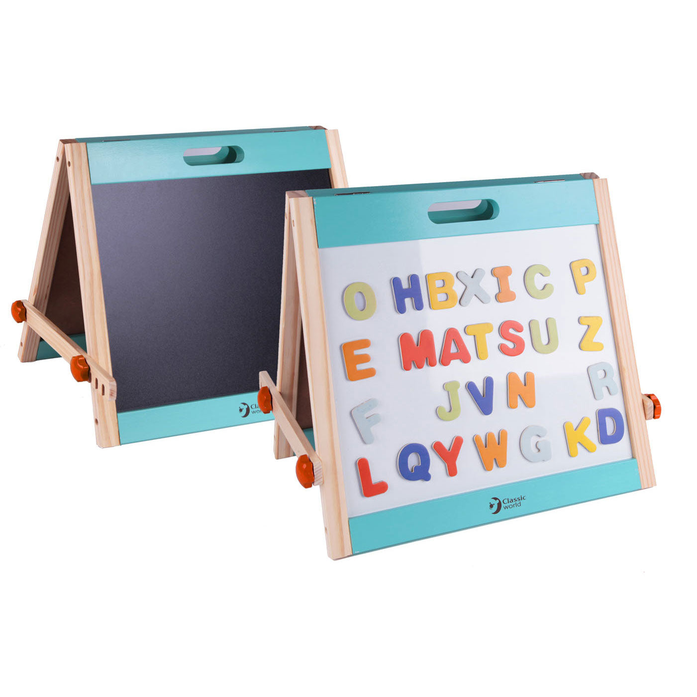CLASSIC WORLD Tafelmodel krijtbord/ magneetbord 10113299