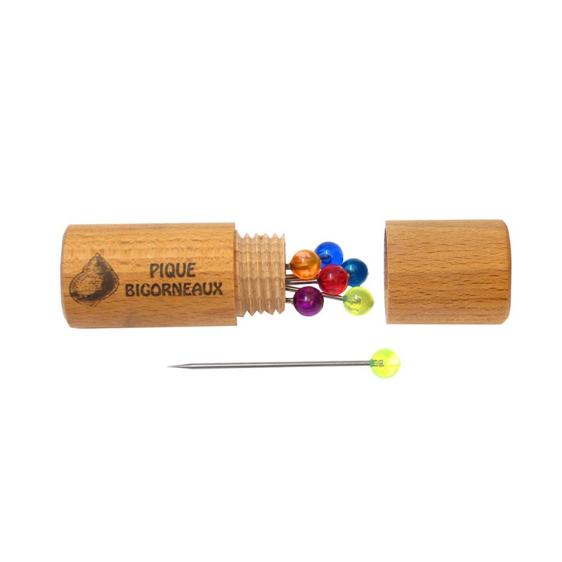 ROGER ORFEVRE Schaal- en schelpdierprikkers in koker - 6st.