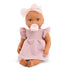 LULLABABY Pop met roze jurk en haarband - 35cm 10114680