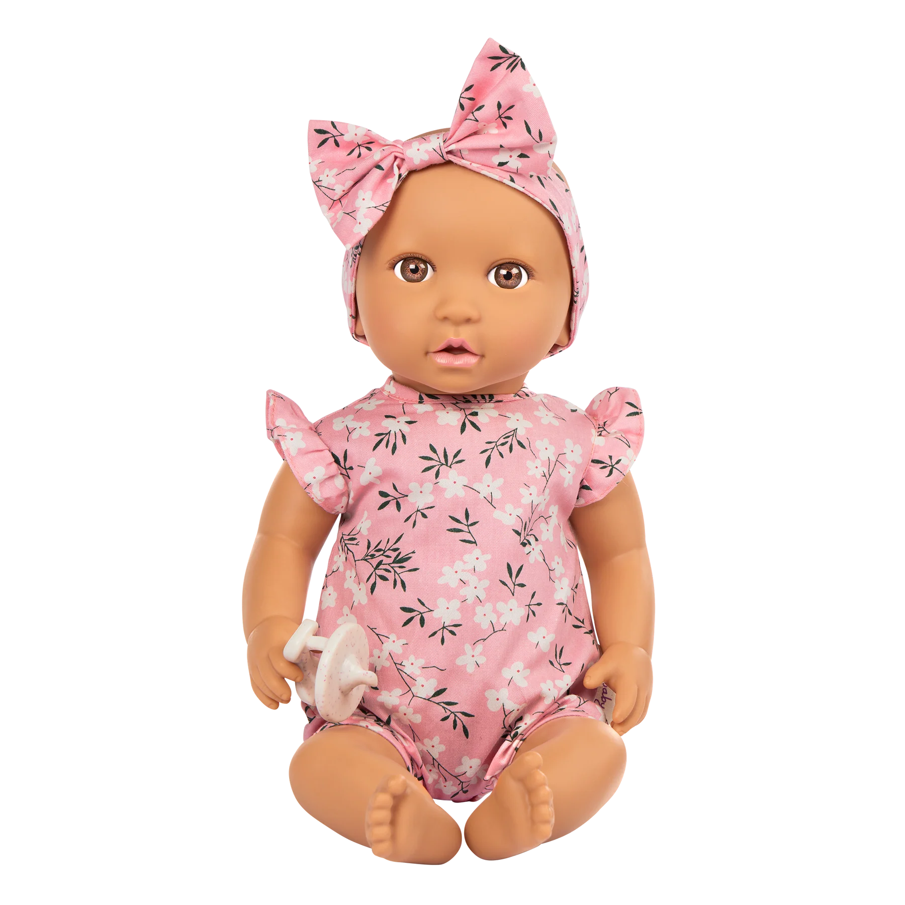 LULLABABY Pop met bloemenpakje - 35cm 10114681