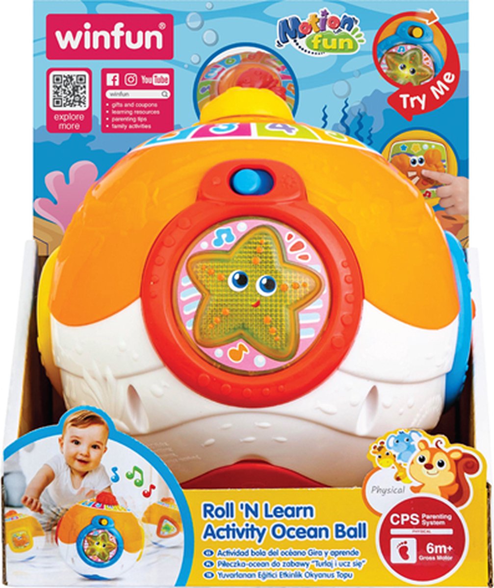 WINFUN Roll n learn activity ocean ball