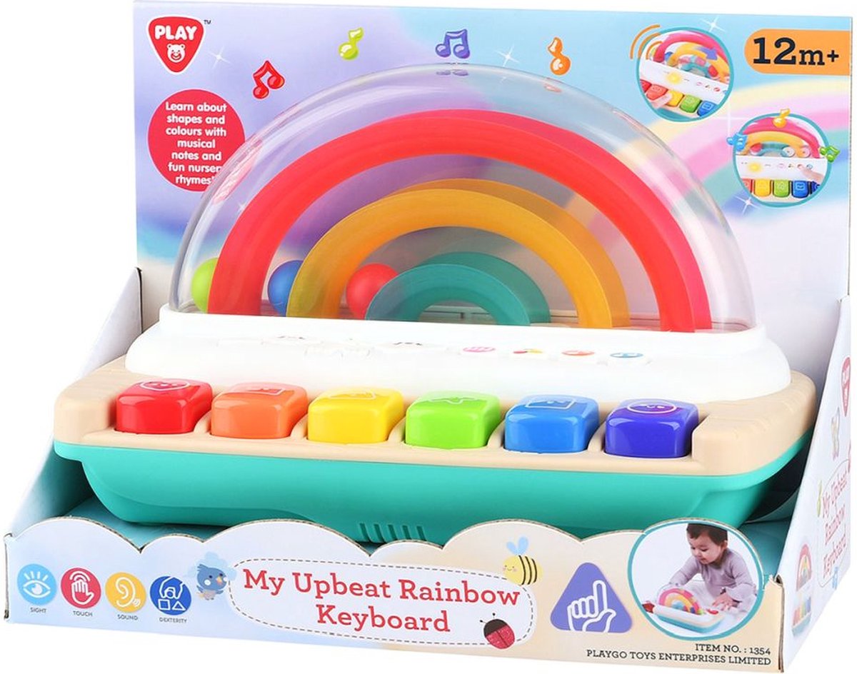 PLAYGO Keyboard regenboog 10113355