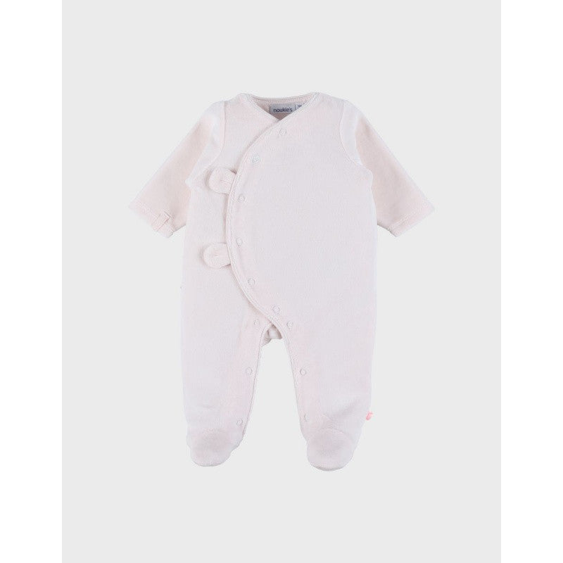 NOUKIES Pyjama - fluweel roze - 1M