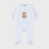 NOUKIES Fluffy pyjama fluweel - wit velours - 6M